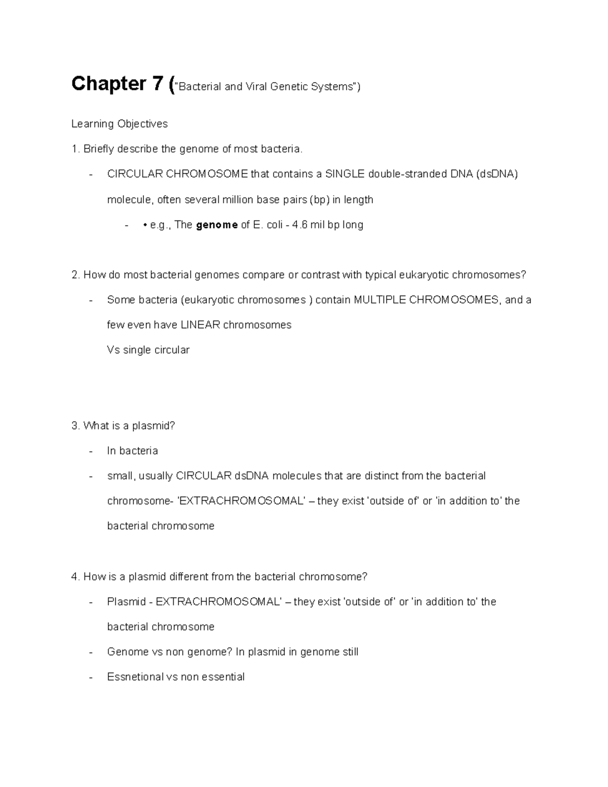 BIOL 222 SP 2023- Bacteria - Google Docs - Chapter 7 (“Bacterial And ...