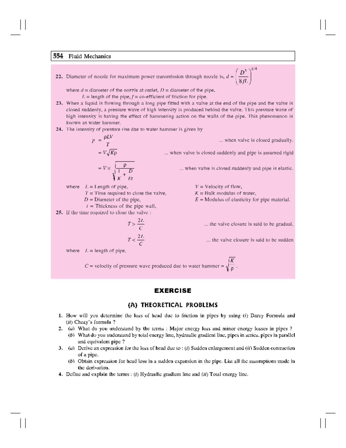 Fluid Mechanics and Hydraulic Machines 47 (13) Fluid Mechanics And