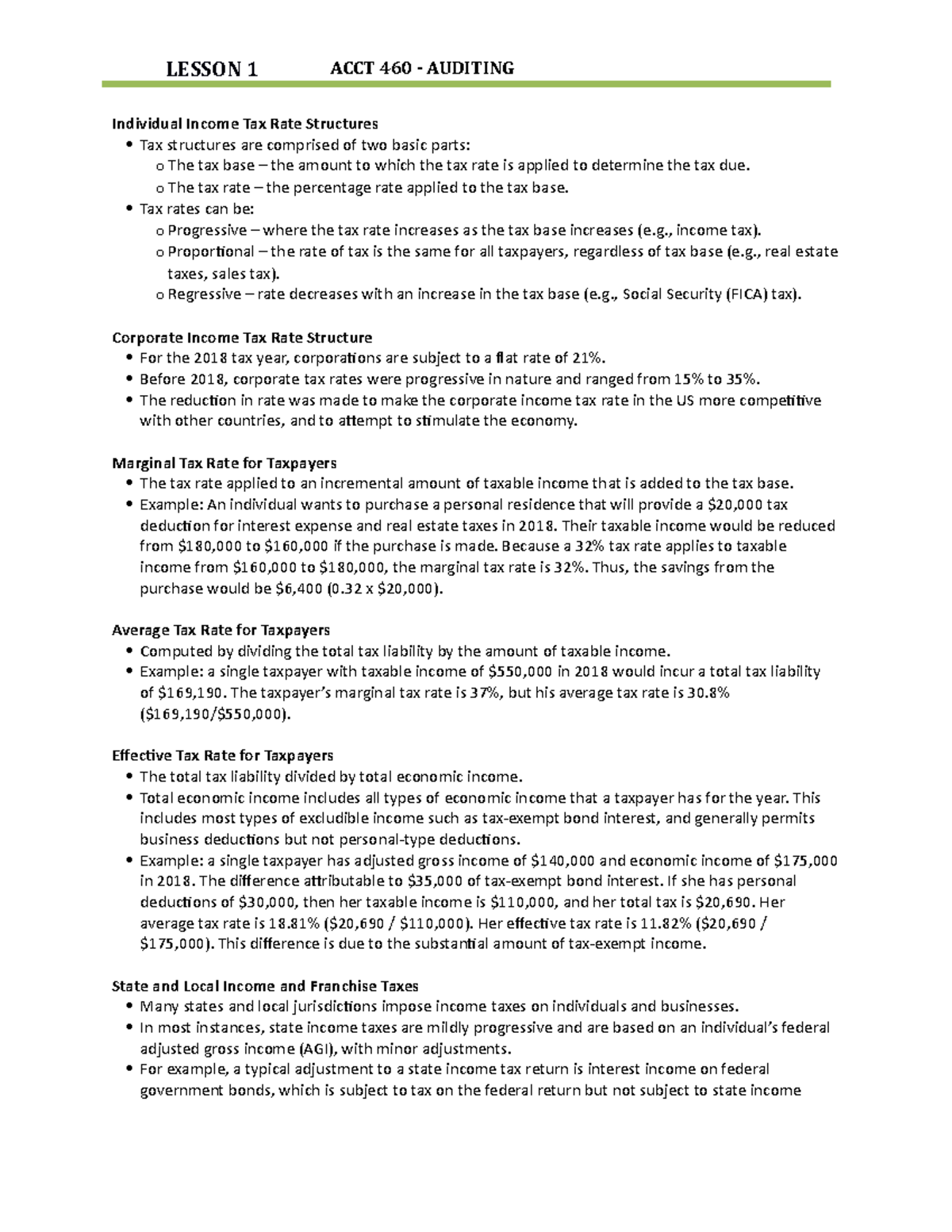 lesson-1-notes-individual-income-tax-rate-structures-tax-structures