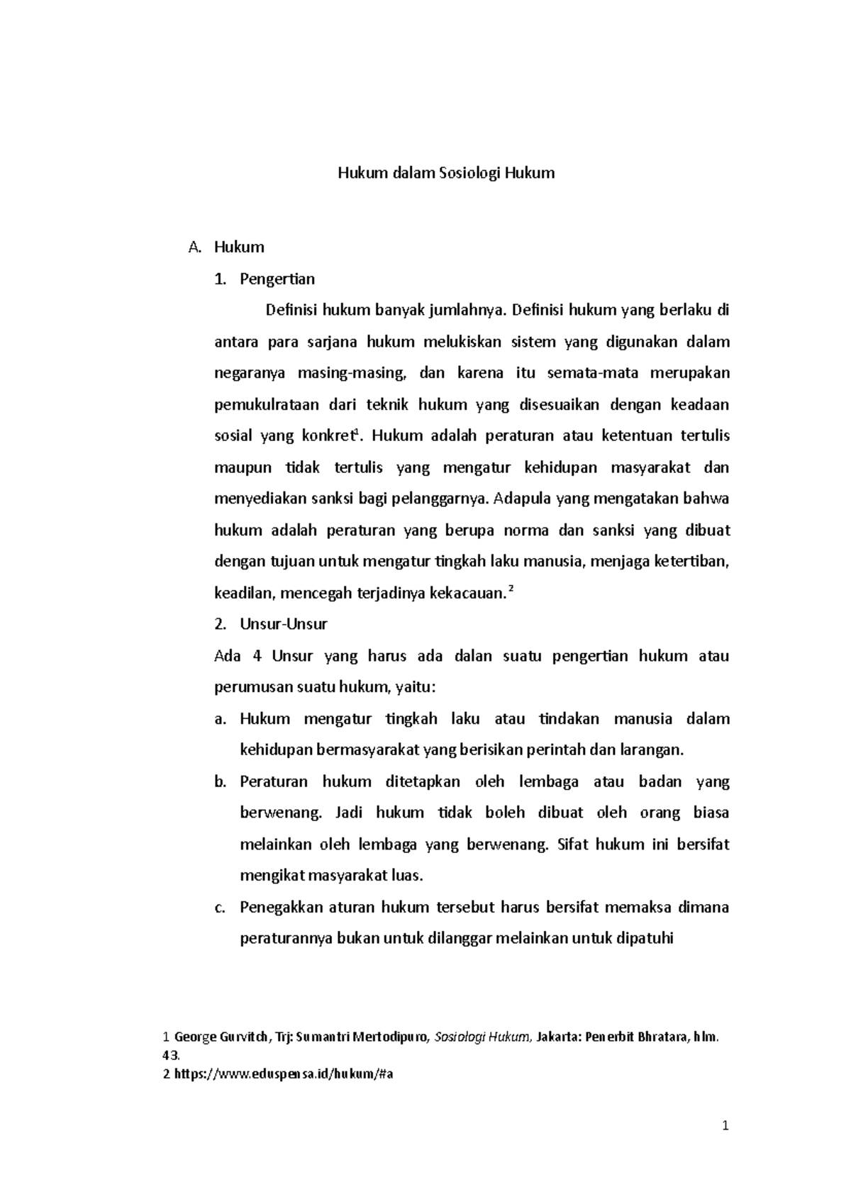 51. Hukum Dalam Sosiologi Hukum - Hukum Dalam Sosiologi Hukum A. Hukum ...