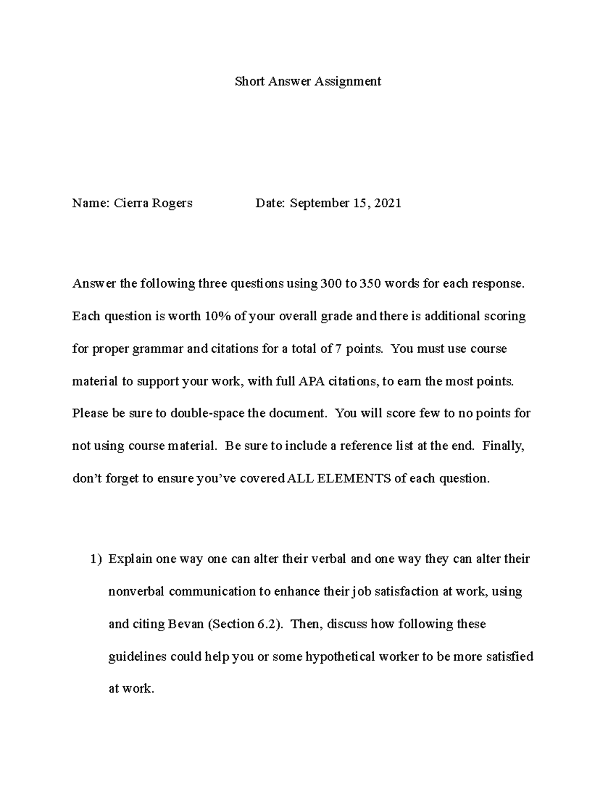 Enhancing Job Satisfaction and Building Rapport: Communication ...