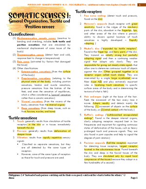 Guyton Chapter 1 Summary Chapter 1 Functional Organization Of The