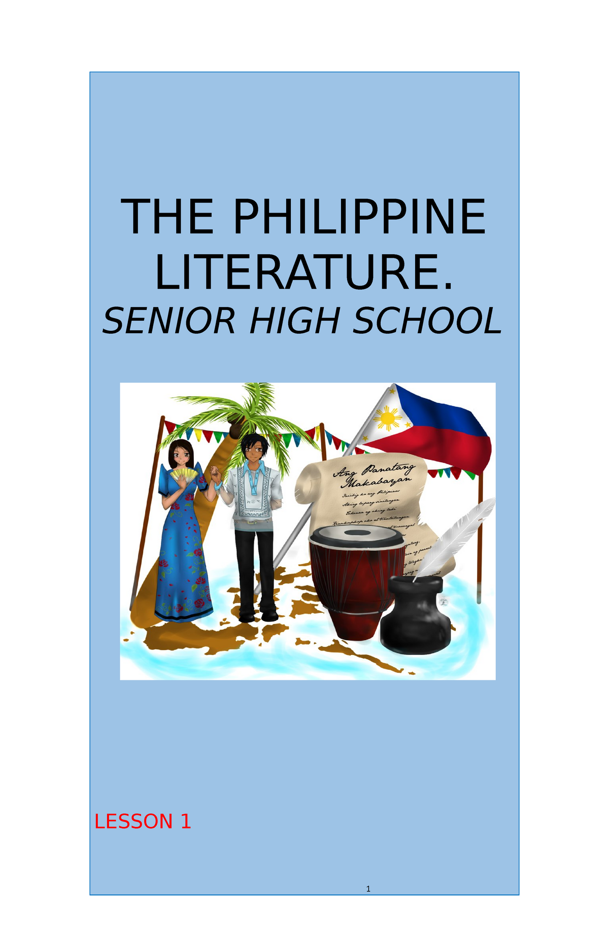 importance of studying philippine literature essay