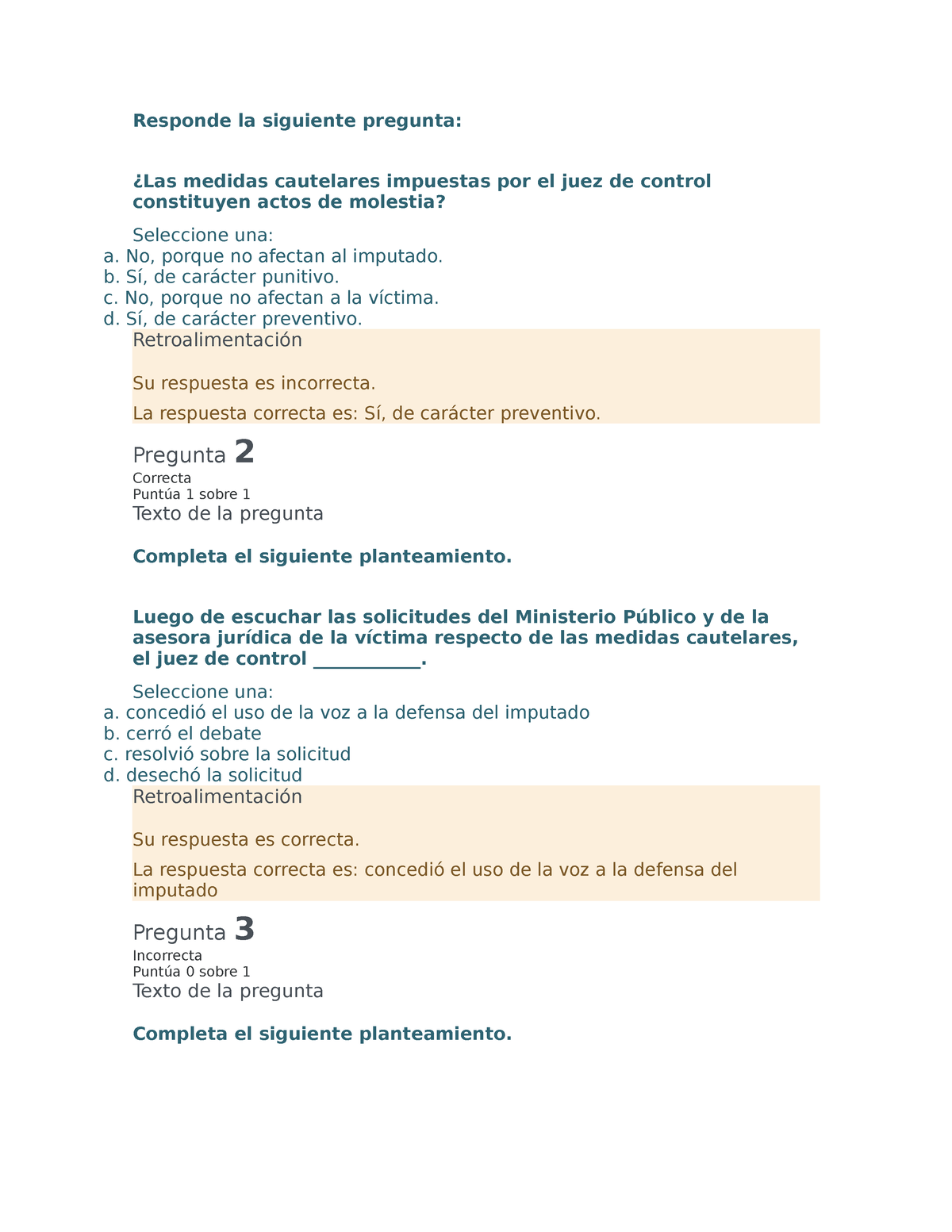 Reto 3 1 Serie De Preguntas - Responde La Siguiente Pregunta: ¿Las ...