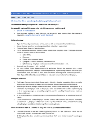 Varying a contract of employment Acas leaflet 1 - Varying a contract of ...