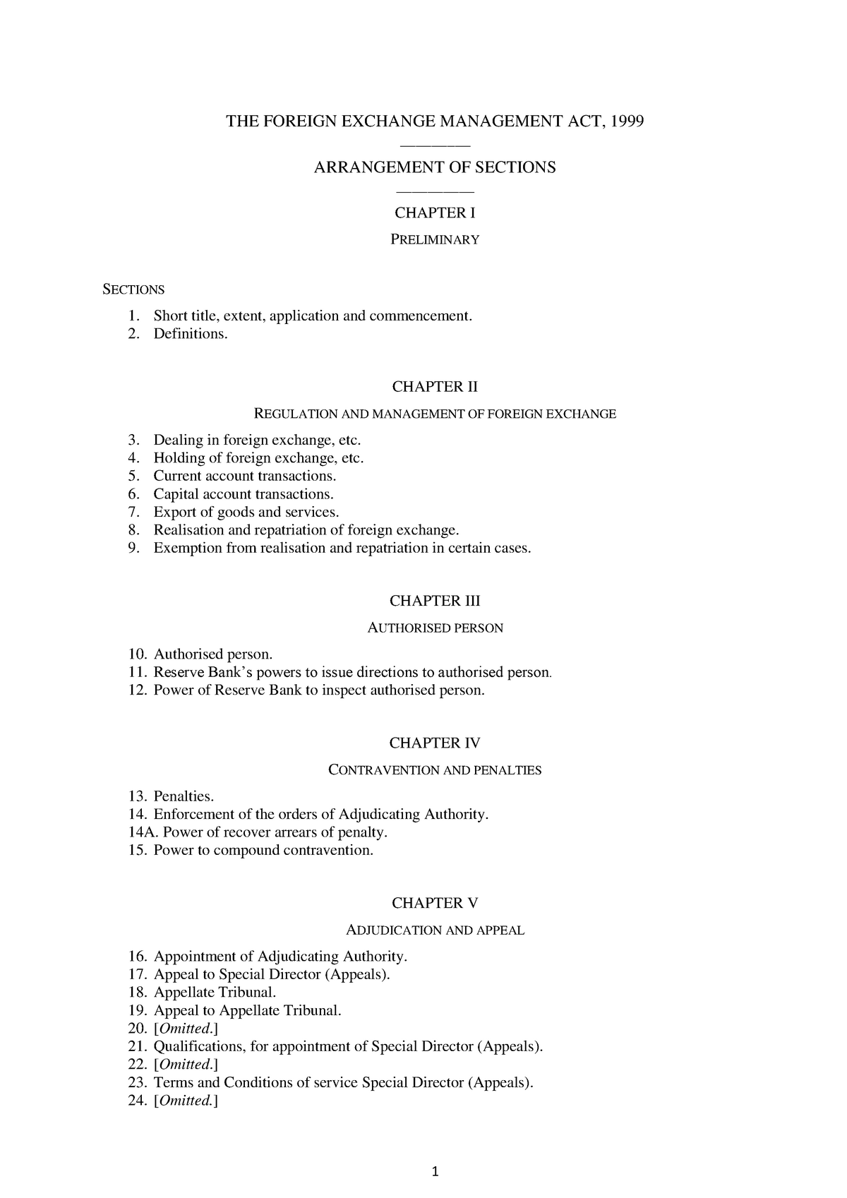 FEMA 1999 - Grade: B - THE FOREIGN EXCHANGE MANAGEMENT ACT, 1999 ...