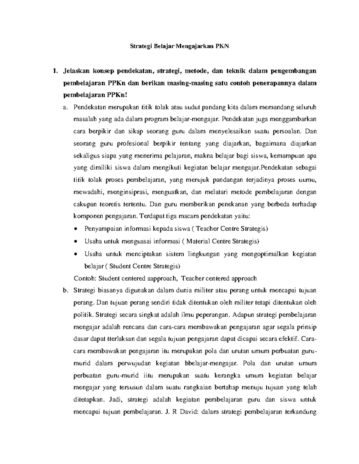 Strategi Belajar Mengajarkan PKN - Strategi Belajar Mengajarkan PKN ...