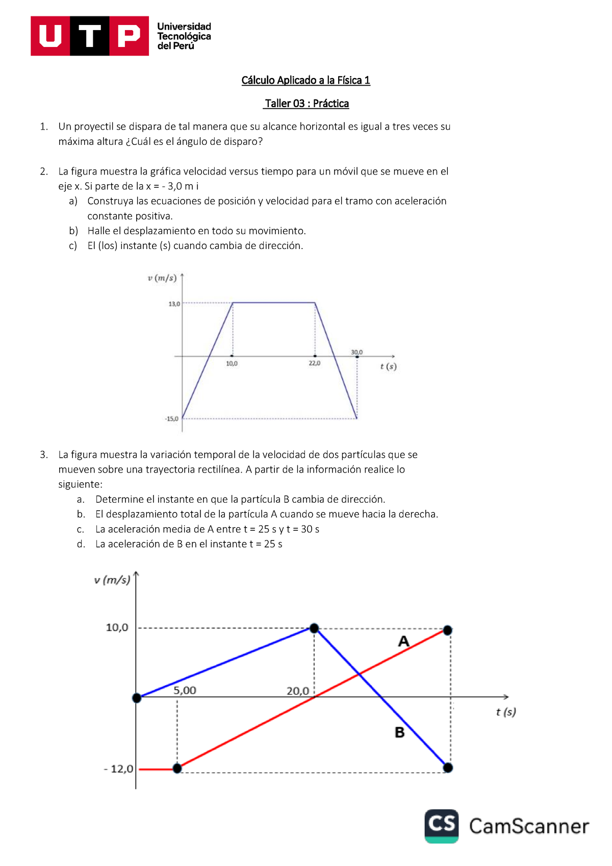 CAF1 S04.s3 Taller 03 - Buen Trabajo - Cálculo Aplicado A La Física 1 ...