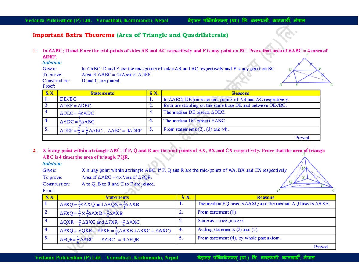 Extra theorems with solutions 20210517215138 - Important Extra Theorems ...