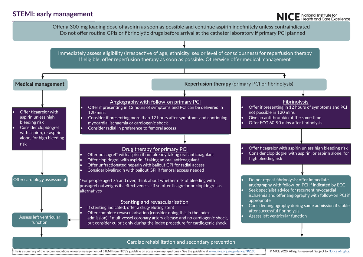 Visual Summary Stemi Pdf 8900623405 - This Is A Summary Of The 