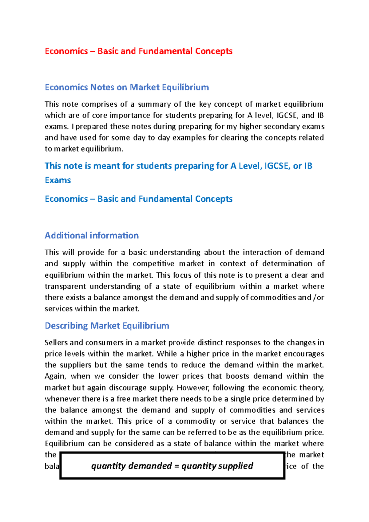 Market-equilibrium - Market-equilibrium - Economics – Basic and ...