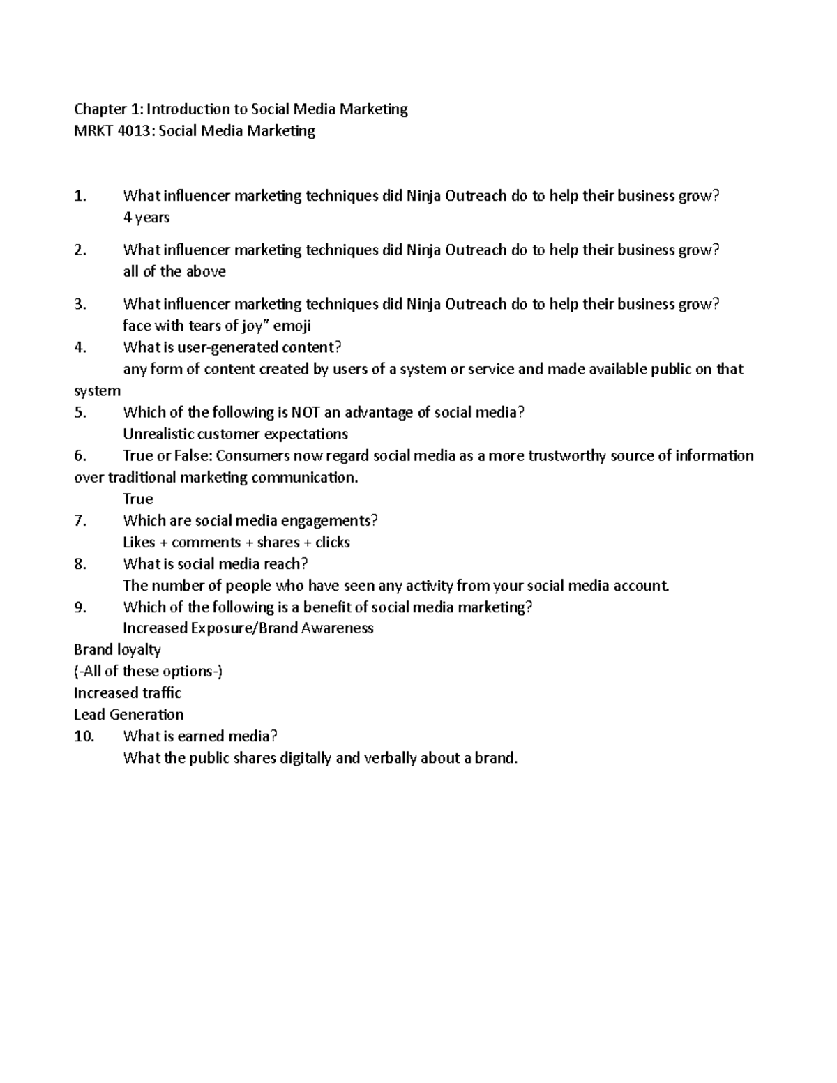 assignment 1 social marketing report