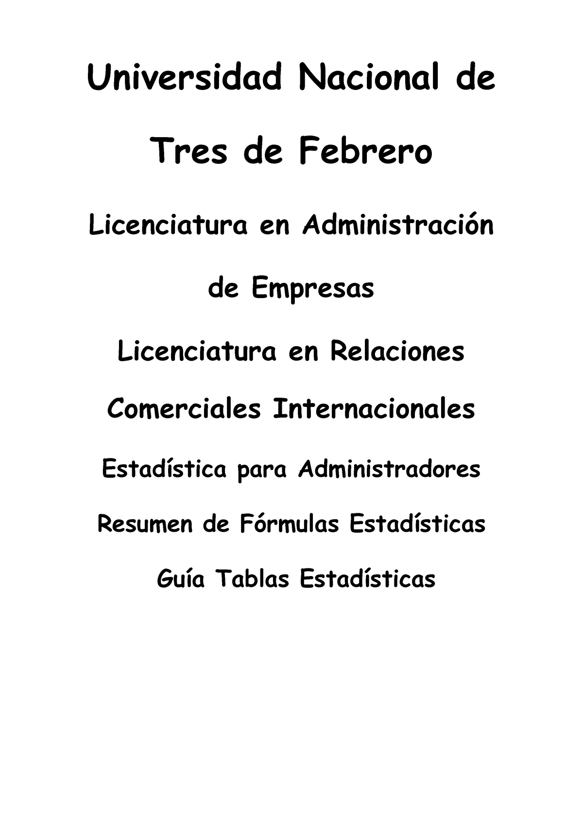 Guia De Formulas Y Tablas - Universidad Nacional De Tres De Febrero ...