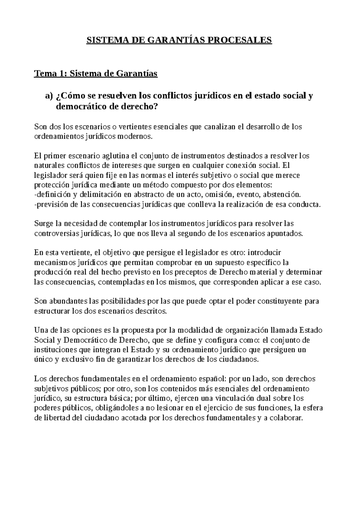 Apuntes Temas 1 16 De Sistema De Garantias Procesales Sistema De GarantÍas Procesales Tema 1 2915