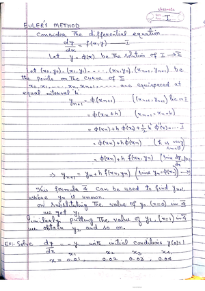 Runge Kutta Method (numerical Methods) - Numerical Methods - Studocu