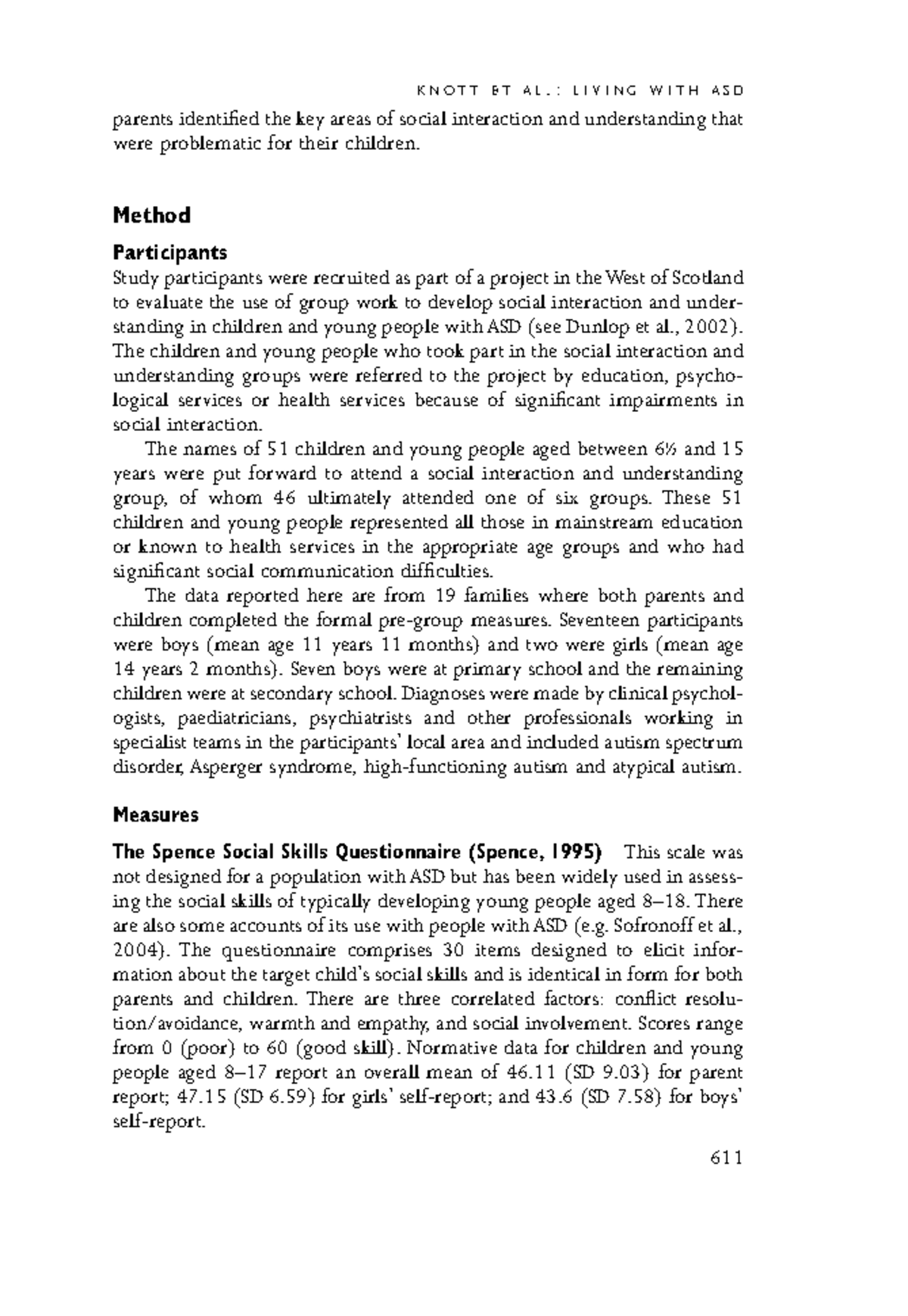 Living-with-ASD 3 - acctg - parents identified the key areas of social ...