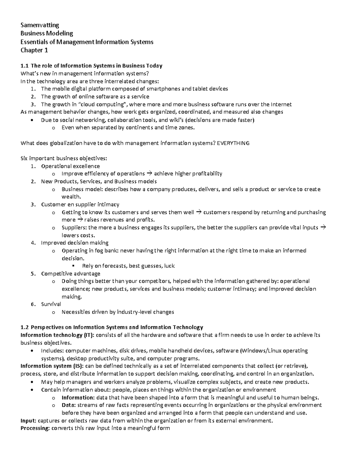 MANAGEMENT INFORMATION SYSTEMS---:::Chapter 2