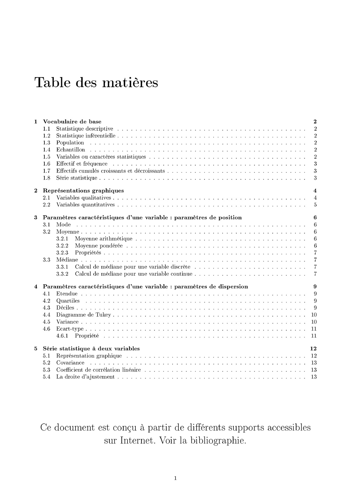 Initiation Aux Statistiques Descriptives - Statistique Descriptif S1 ...