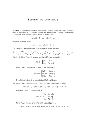 MA4264-Tut3sol - Tutorial 3 Solution - Solution To Tutorial 3 2016/2017 ...