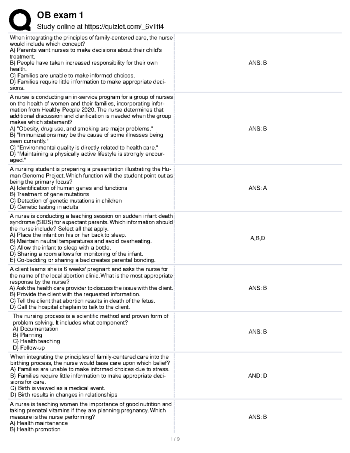 Exercise Physiology Quizlet Exam 1 - ql7vv2g
