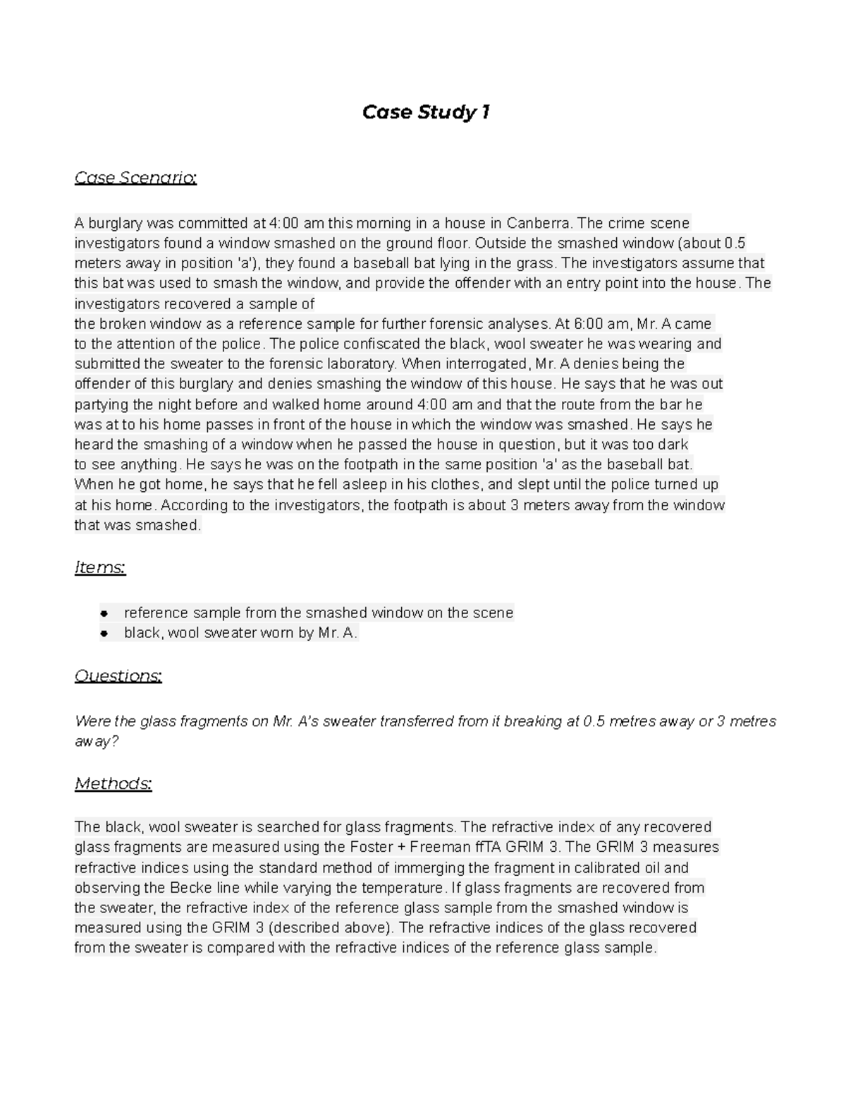 forensic-statistics-individual-assignment-case-study-1-case-study-1