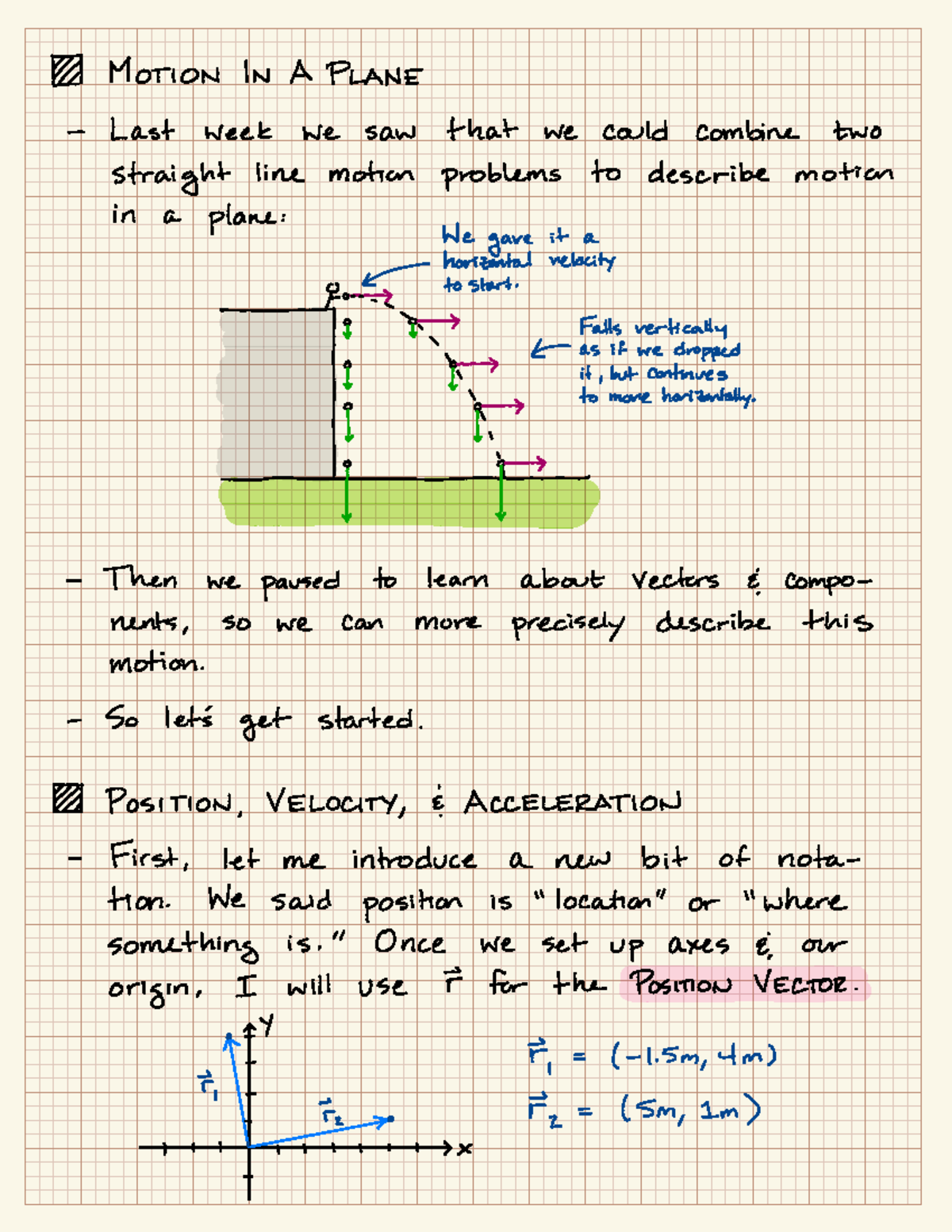 4 - Motion In A Plane and Projectile Motion - MOTION IN A PLANE Last ...