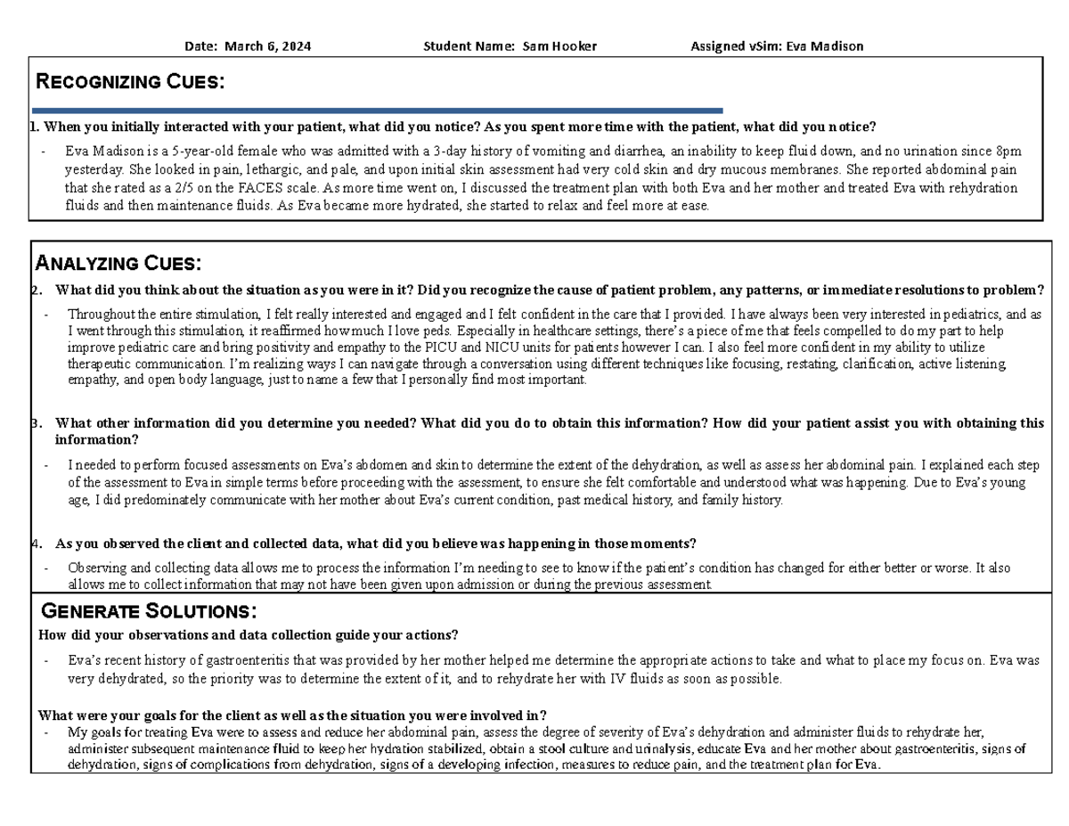 EM post-sim worksheet - n/a - Date: March 6, 202 4 Student Name: Sam ...