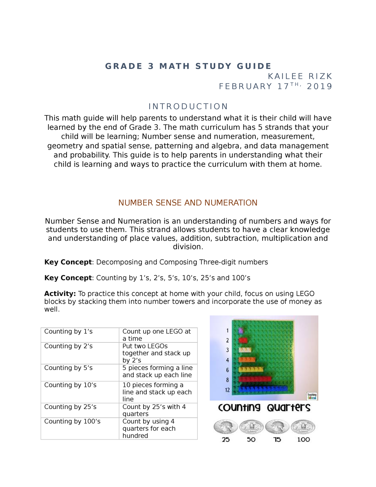 Grade 3 Math Lessons Pdf