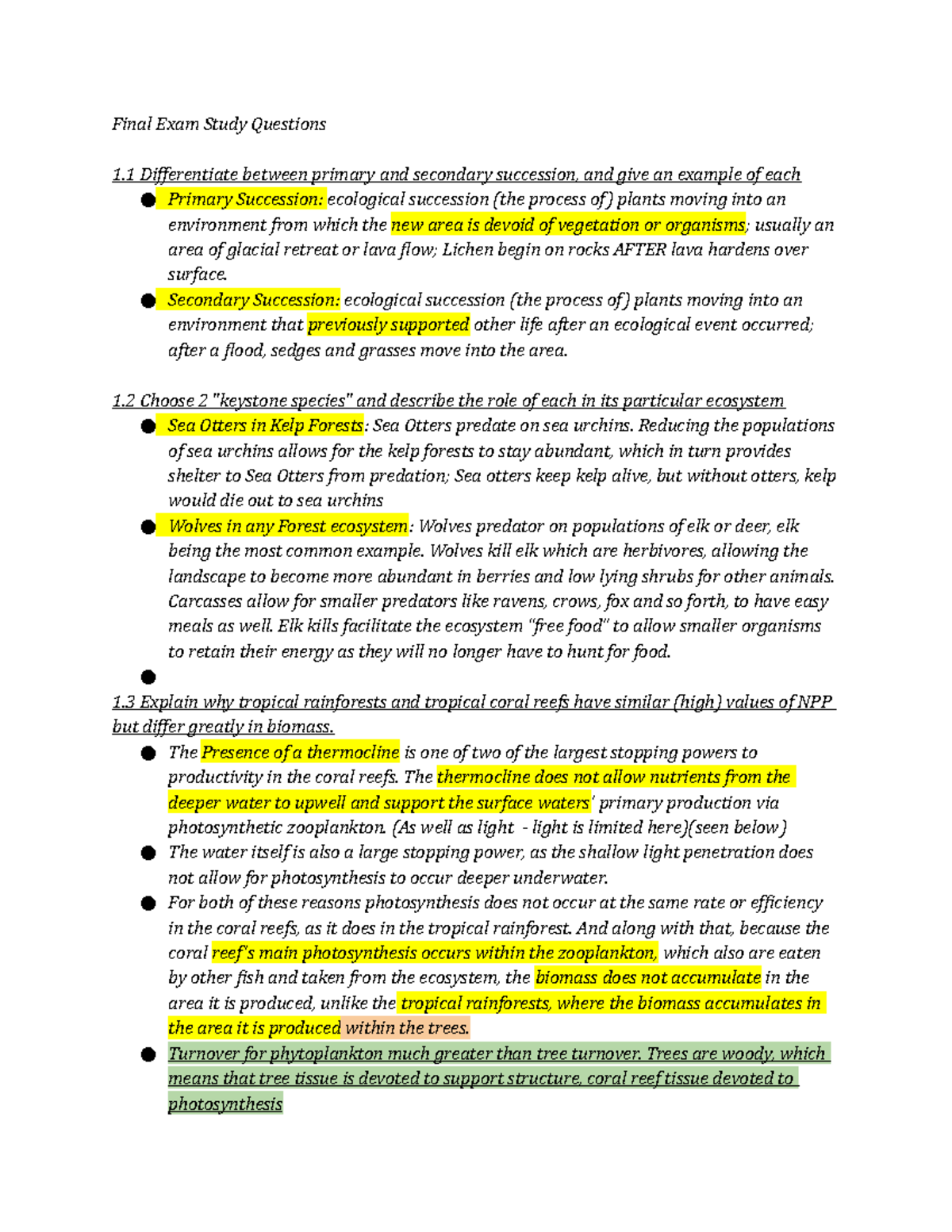 WLE 200 Final EXAM Study - Final Exam Study Questions 1 Differentiate ...