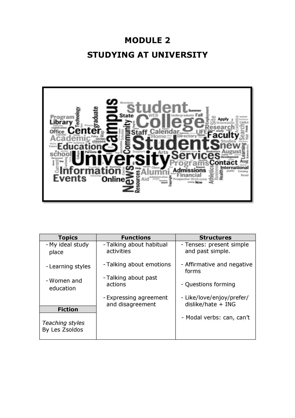 book module 2 case study