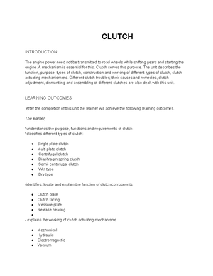 Diaphragm Spring Type Single Plate Clutch - Diaphragm Spring Type ...