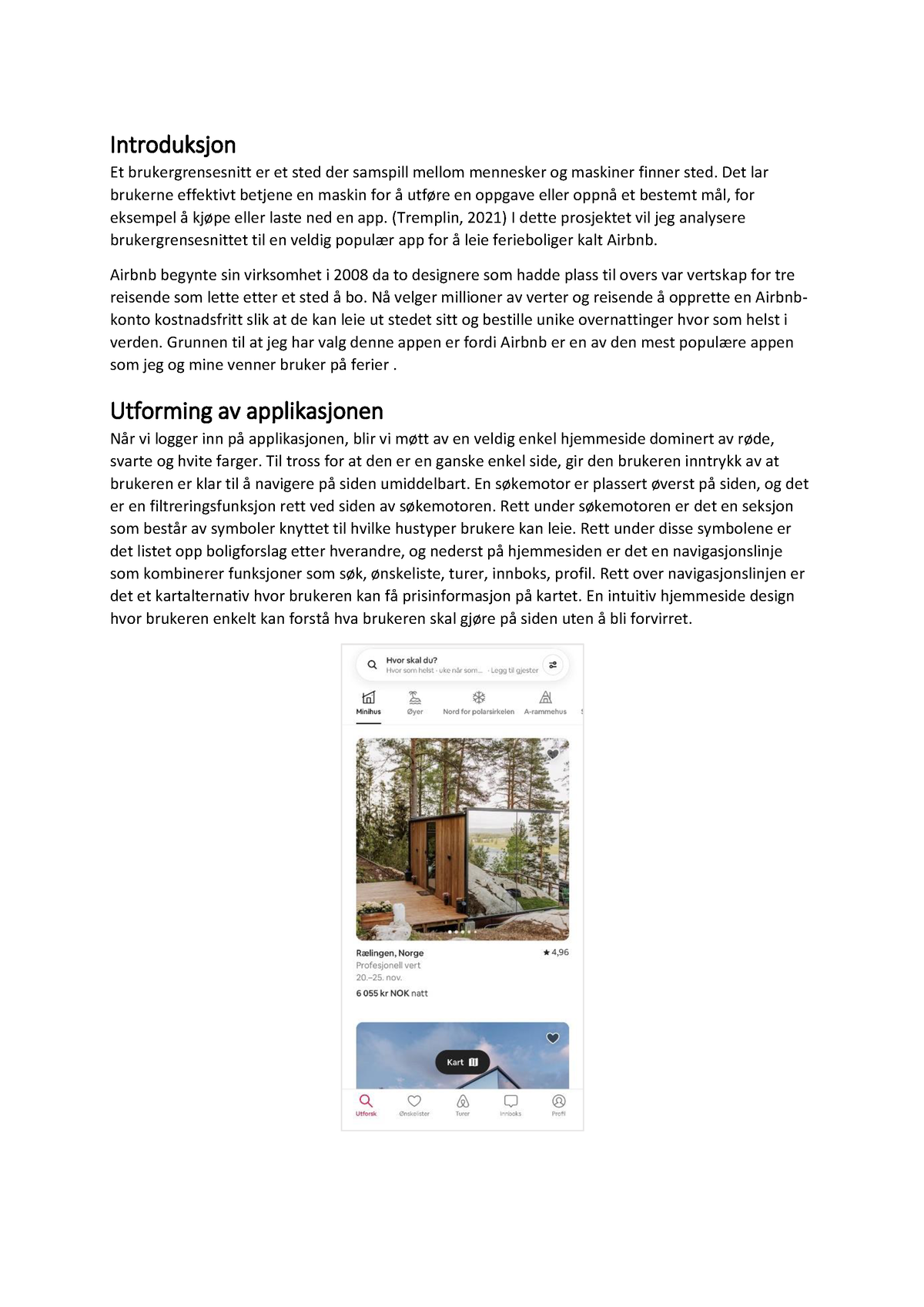 MMI Oblig 1 - 2021 - Introduksjon Et Brukergrensesnitt Er Et Sted Der ...