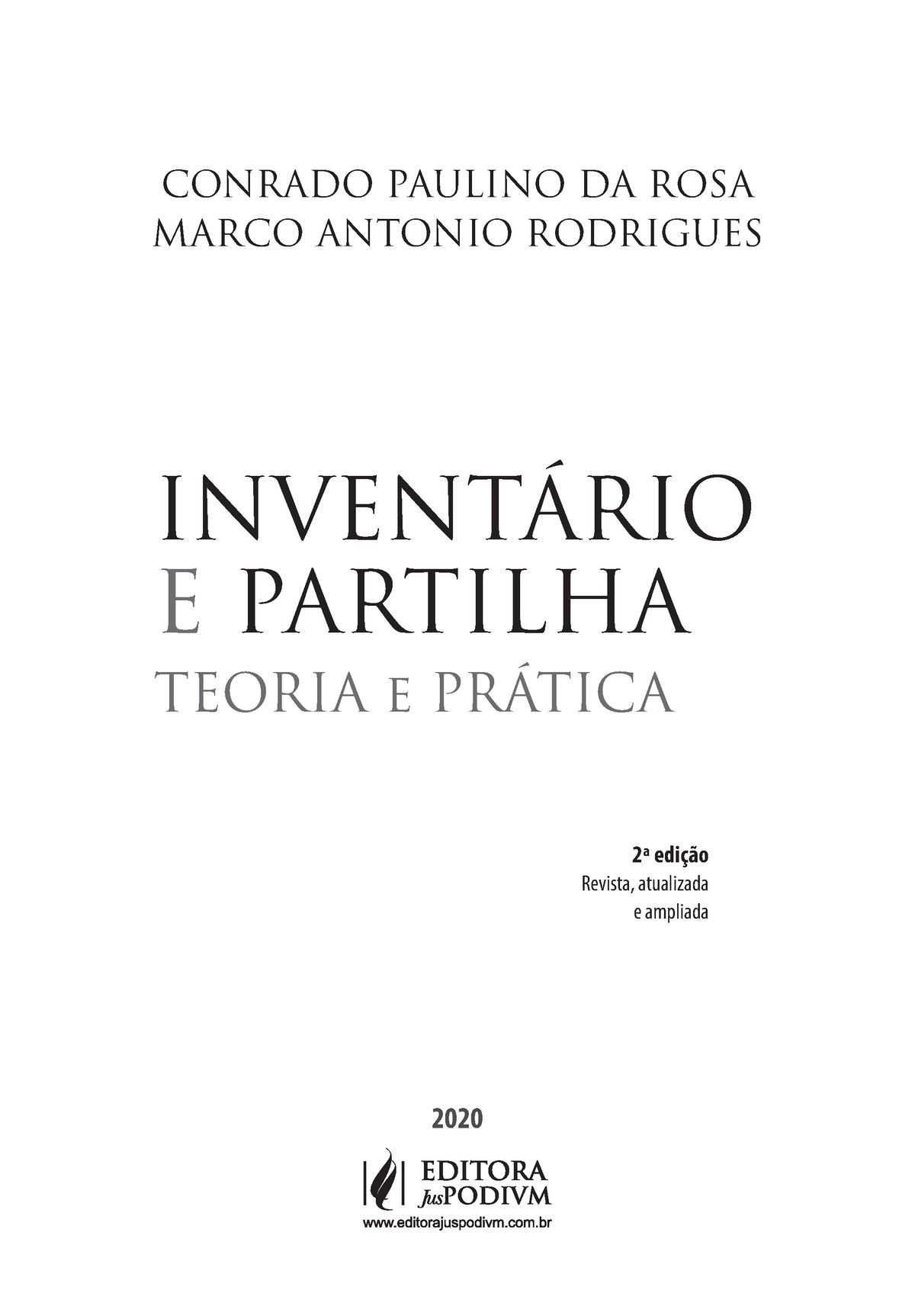 Inventário E Partilha Teoria E Prática 2020 InventÁrio E Partilha Teoria E PrÁtica Conrado 0865