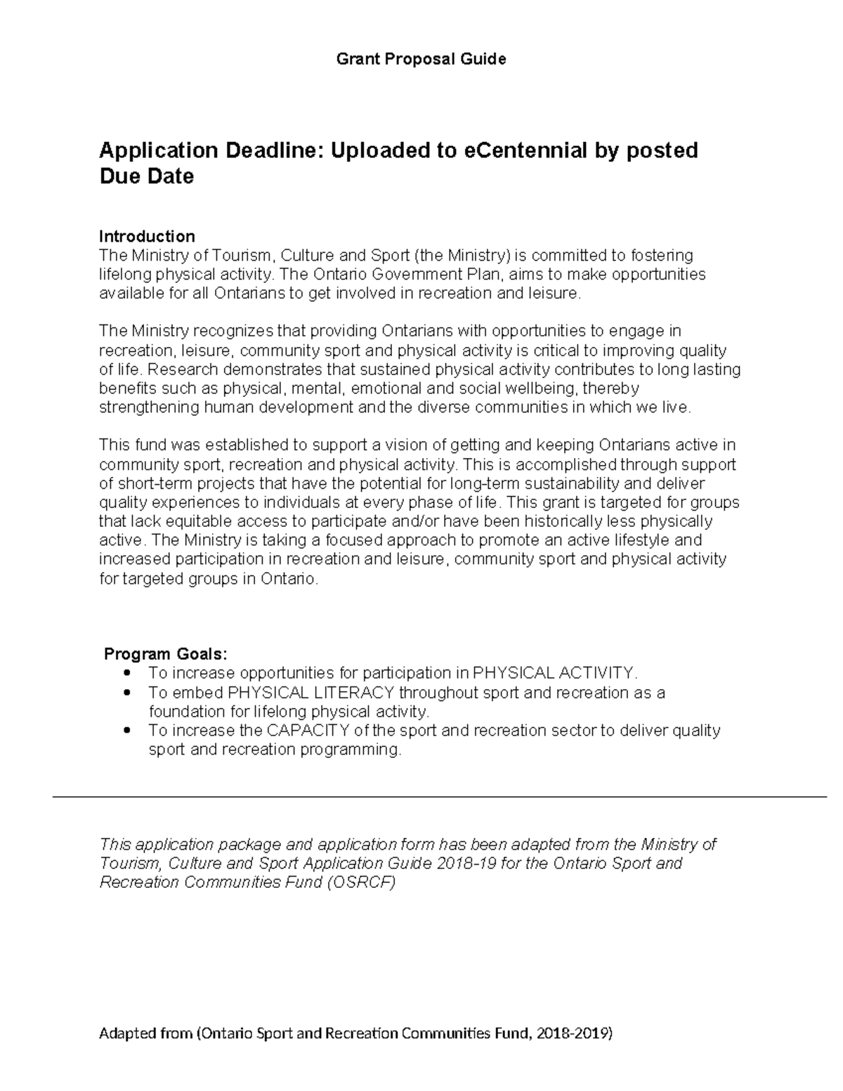 Grant Proposal Guide - jhuh - Application Deadline: Uploaded to ...