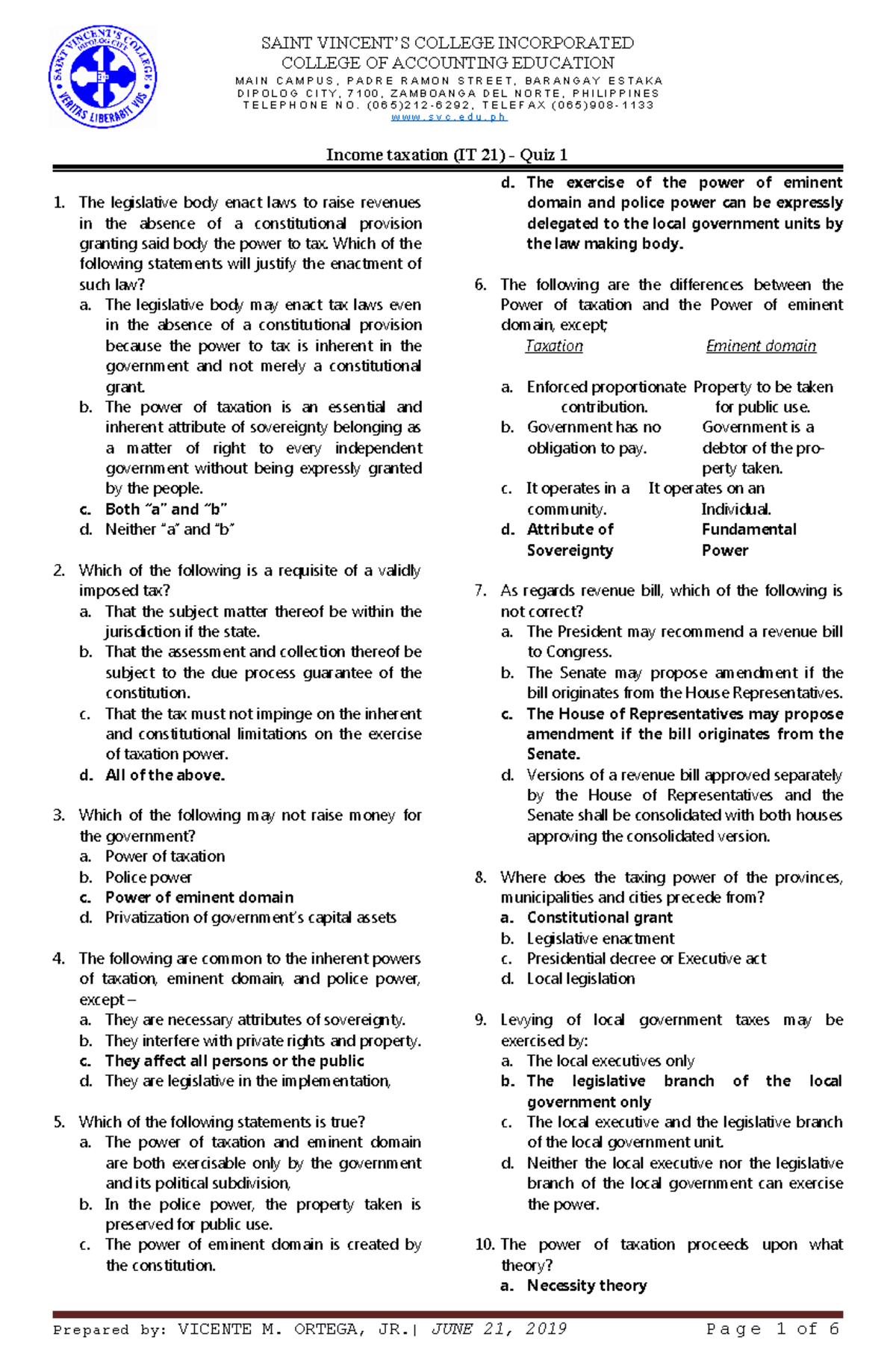 tax-chapter-1-2-intoduction-to-taxation-quiz-saint-vincent-s-college