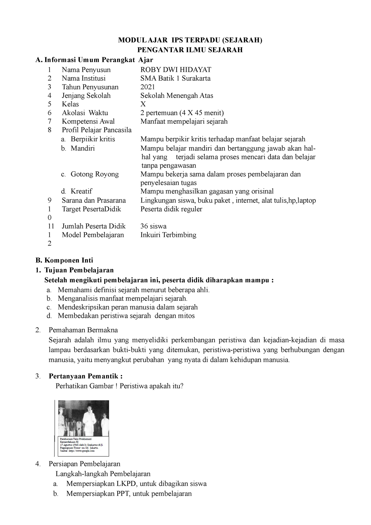 Revisi Modul AJAR FASE E Sejarah - MODUL AJAR IPS TERPADU (SEJARAH ...