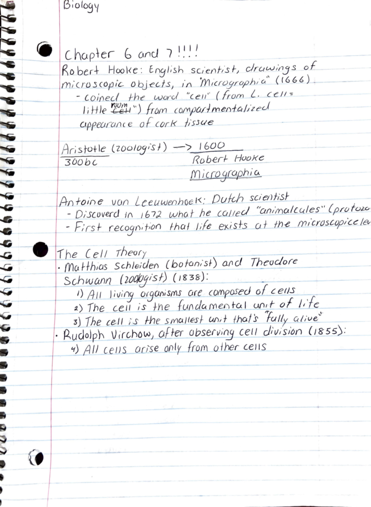 Biology Notes 1 -• W cho r2 ter b 00 c1 7 1. 1 !! -. -!I -· J\0O ber-1 ...