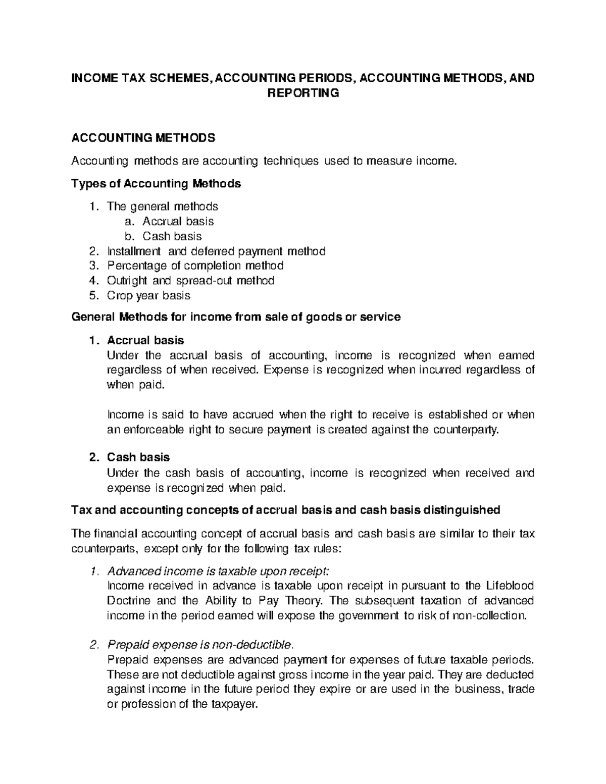 Income-TAX- Schemes-2 - INCOME TAX SCHEMES, ACCOUNTING PERIODS ...