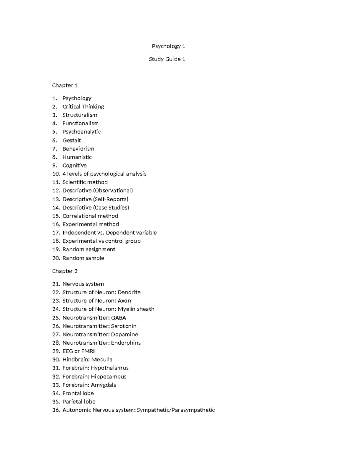 study-guide-for-psychology-psychology-1-study-guide-1-chapter-1