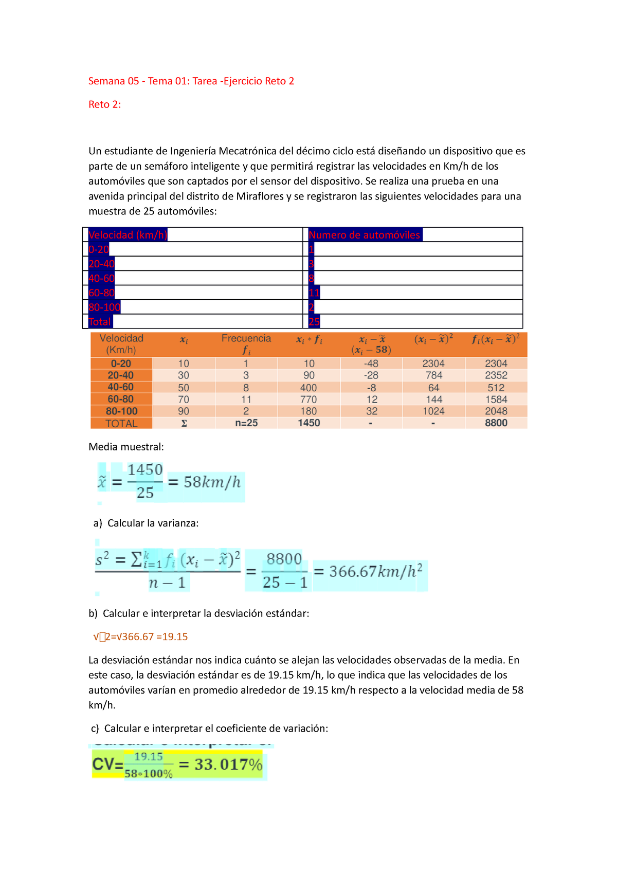 Semana 05 Reto 2 Descriptiva - Semana 05 - Tema 01: Tarea -Ejercicio ...