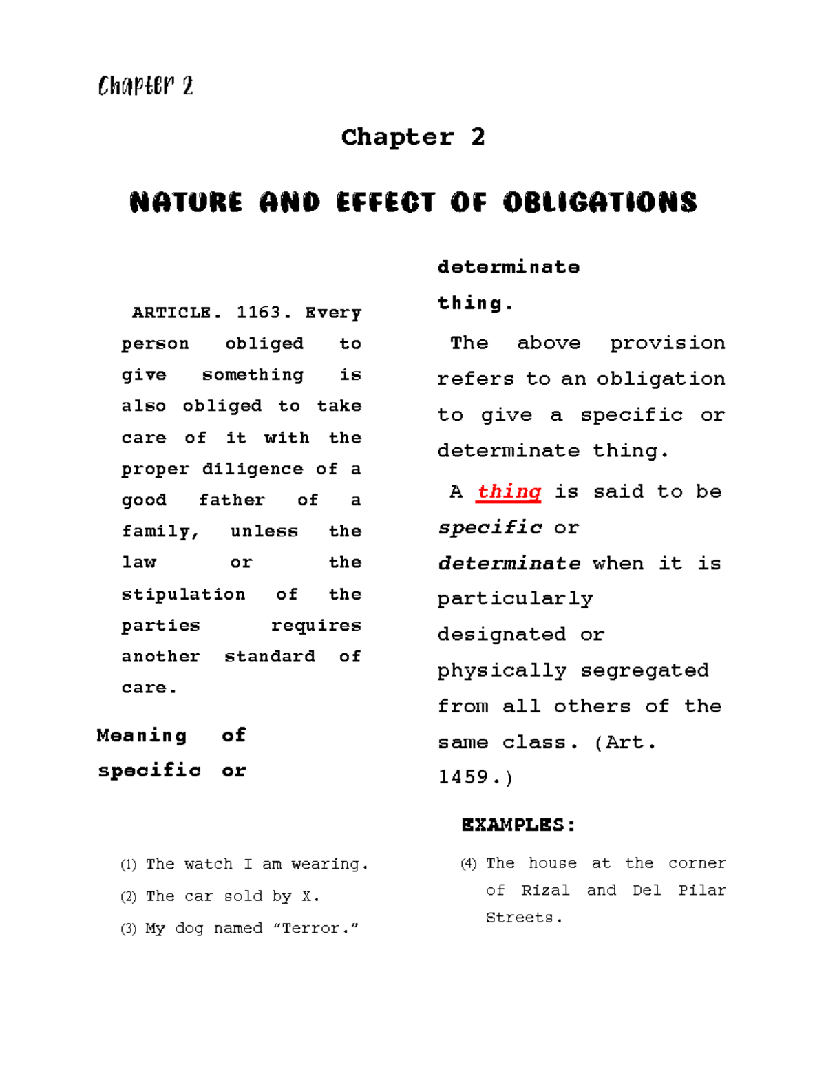 Chapter 2 [LAW] - Lecture Notes 2 - Chapter 2 Chapter 2 NATURE AND ...