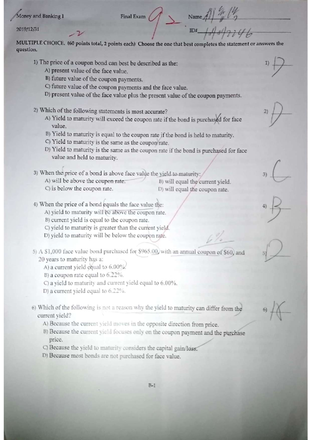 2019 Cecchetti 6e Chapter 07 SM_MONEY AND BANKING 2021 Money