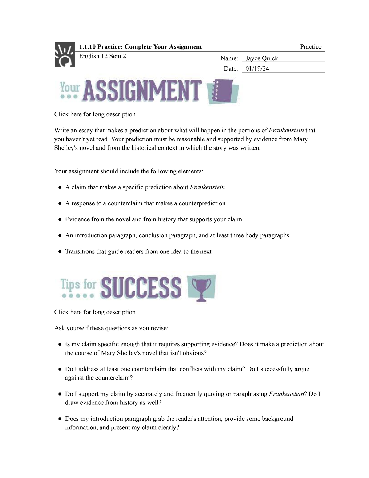 1.1.10 practice complete your assignment apex