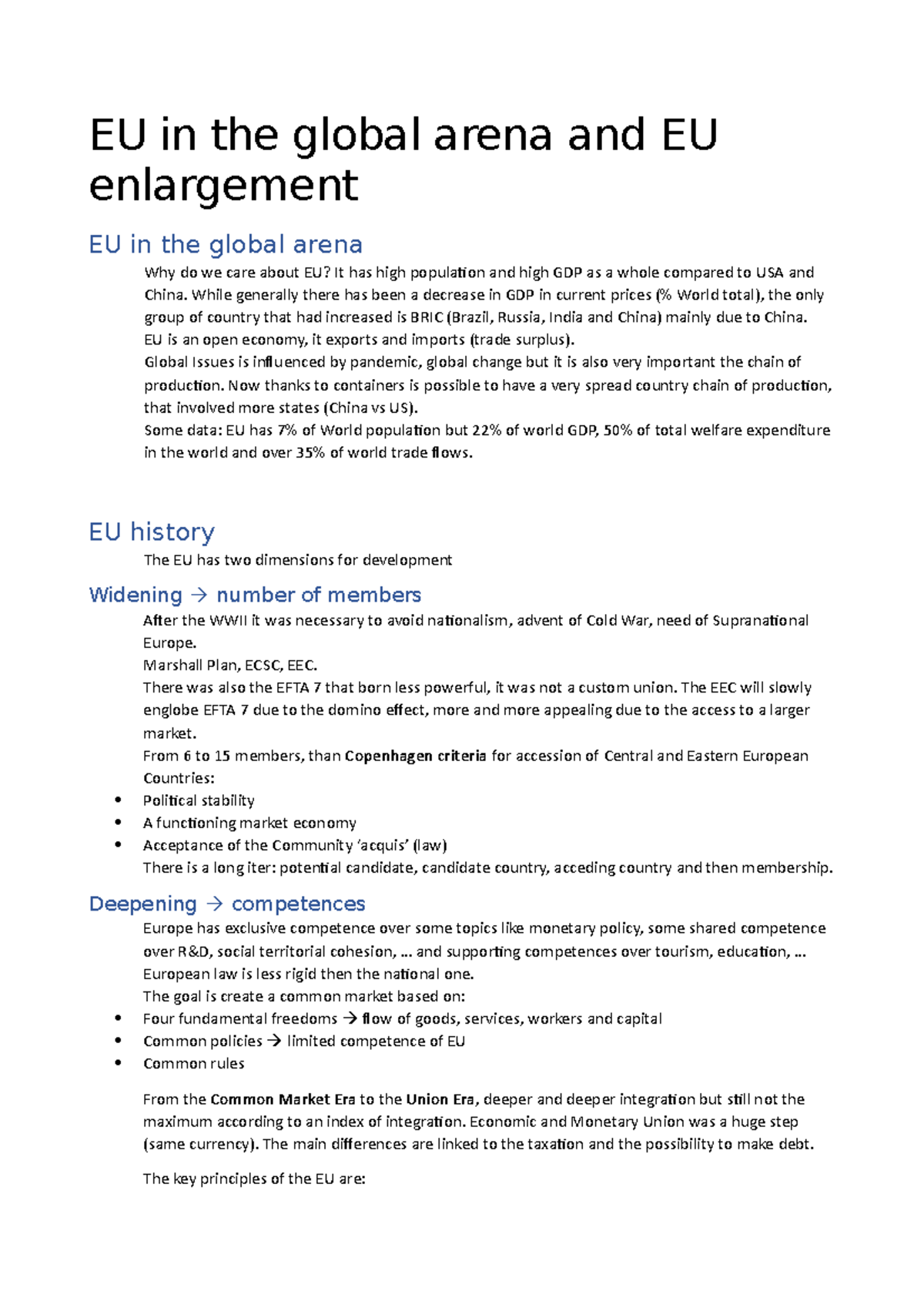 1-eu-in-the-global-arena-and-eu-enlargement-european-economic-policy