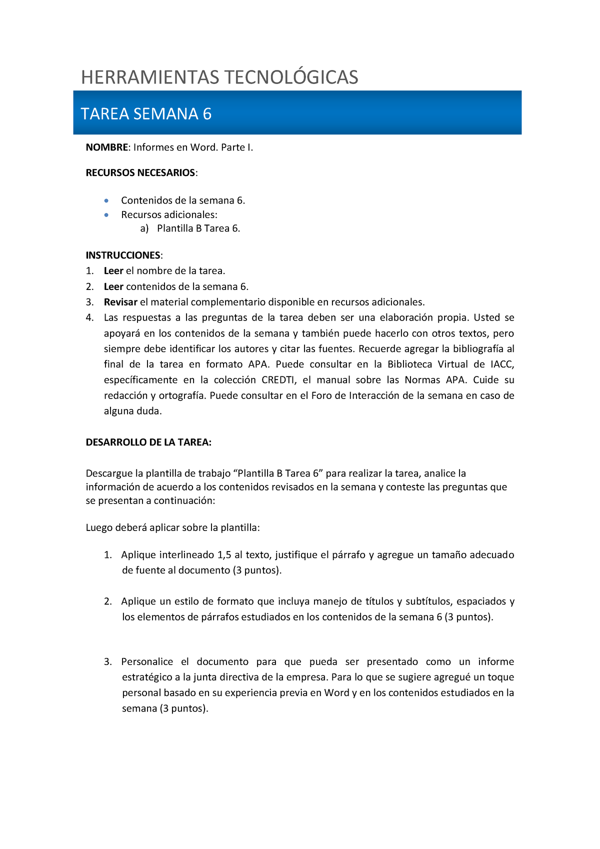 06 Tarea SET B - Herramientas Tecnológicas - IACC - Studocu