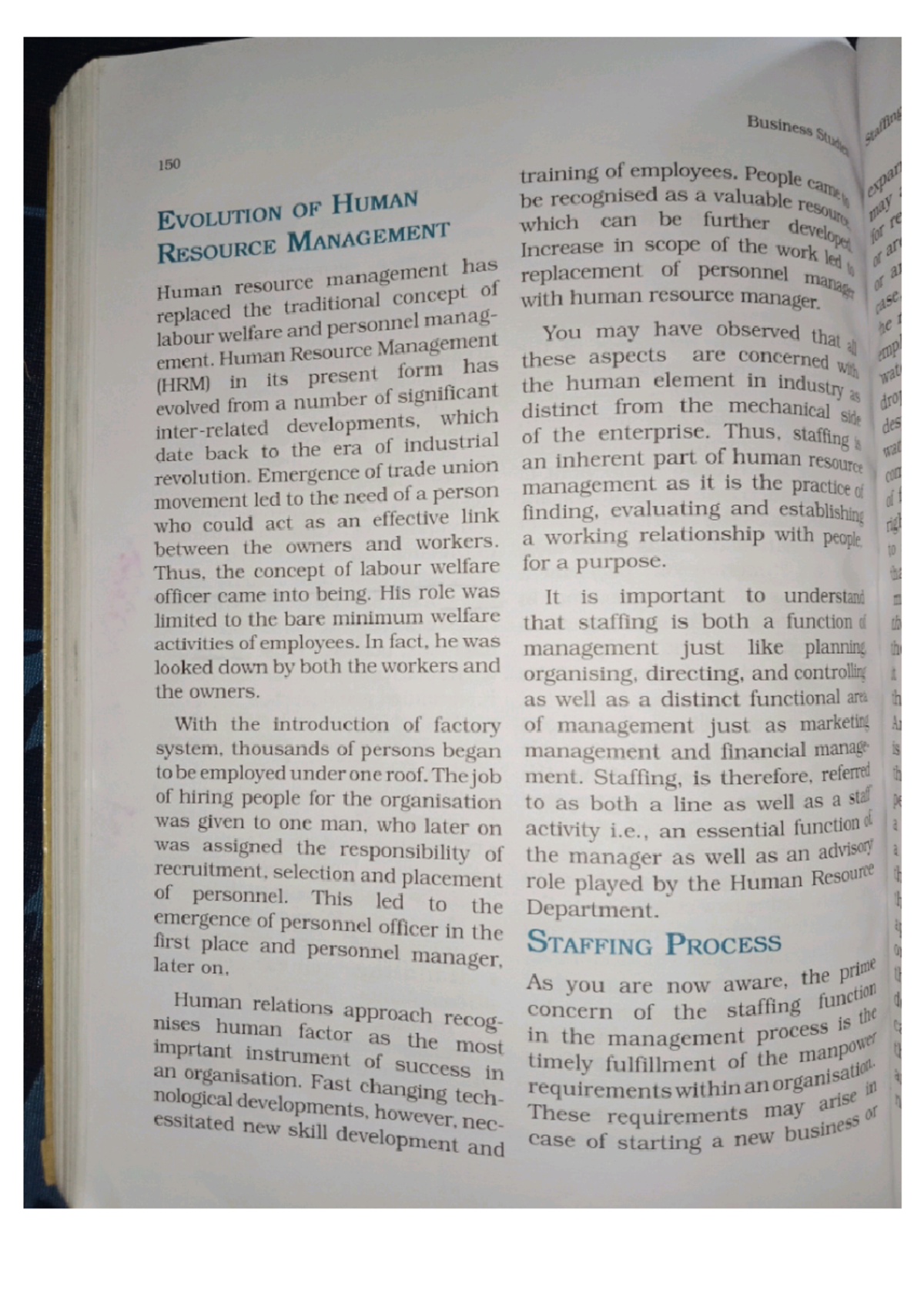 Evolution of human resource management - plus two business studies ...