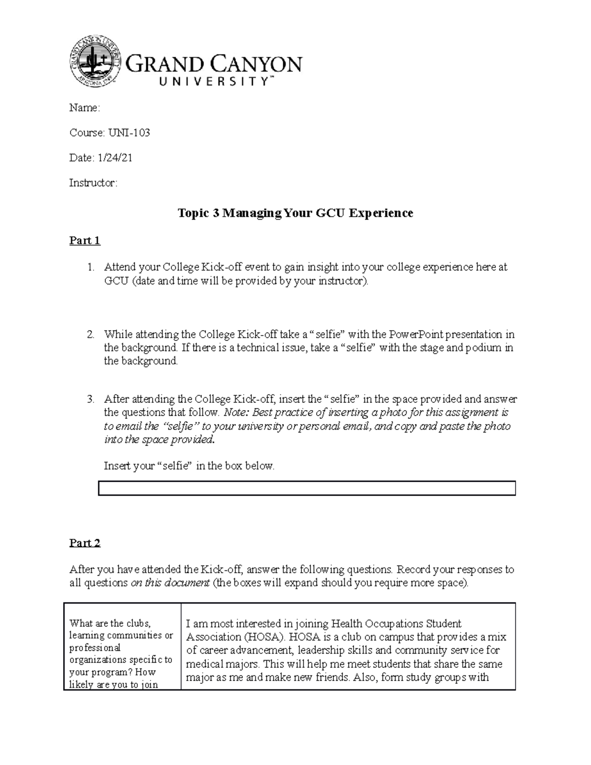 Topic 3 Managing Your Gcu Experience - uxx5j4k