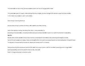 Part 3 - project - DATA MINING AND ANALYSIS FOR MANAGERS RESTAURANT ...