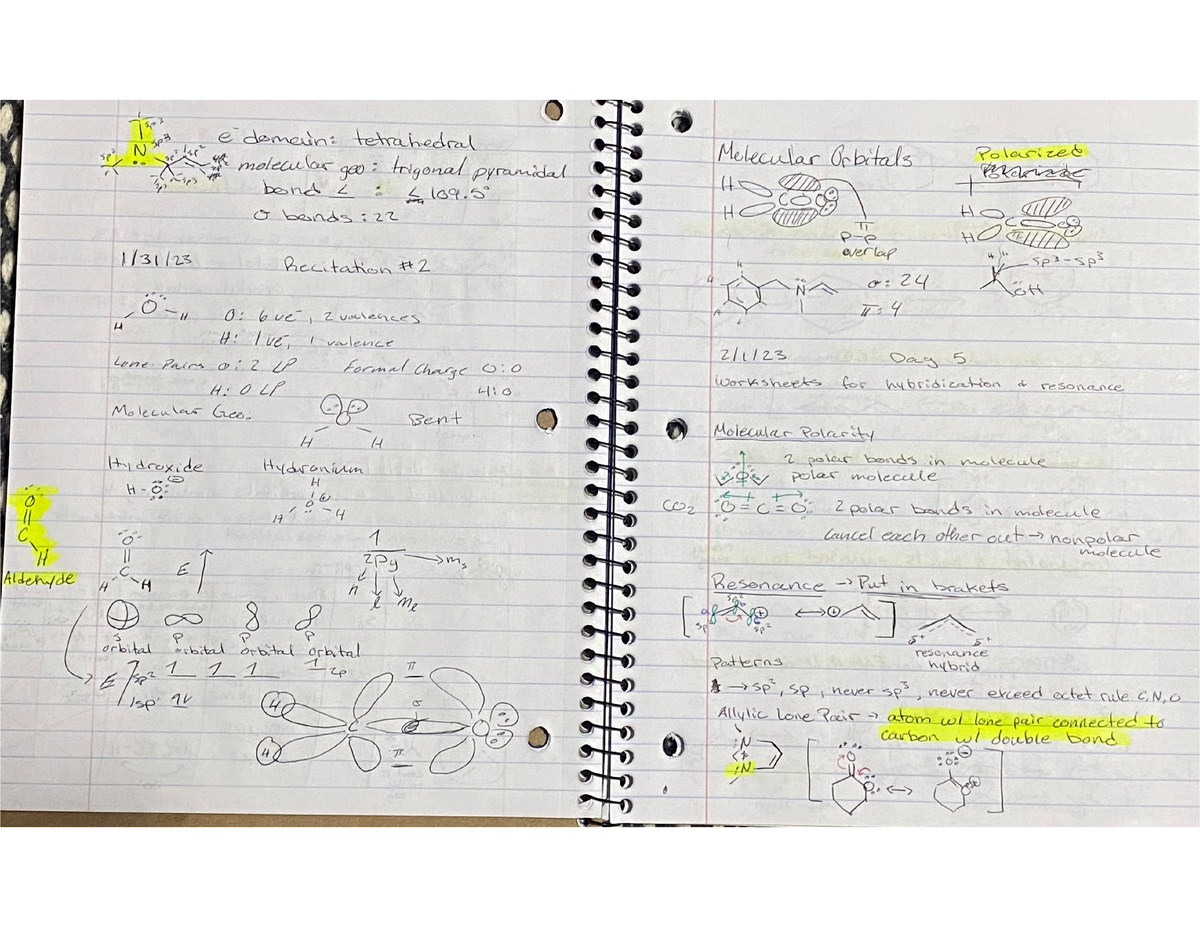 Notes - CHEM 251 - Studocu