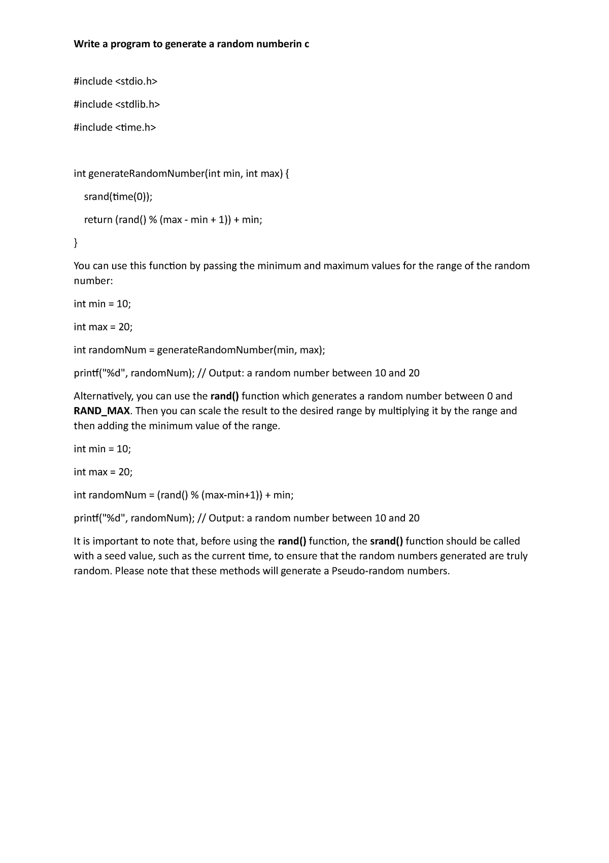 c-random-write-a-program-to-generate-a-random-numberin-c-include